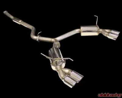 GReddy Evolution GT Catback Exhaust w/76mm Dual Muffler Subaru WRX | STI 2011-2014 - 10168300