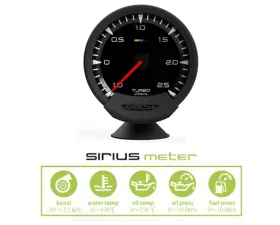 GReddy Sirius 74mm Boost Pressure Gauge