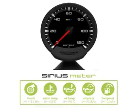 GReddy Sirius 74mm Water Temperature Gauge