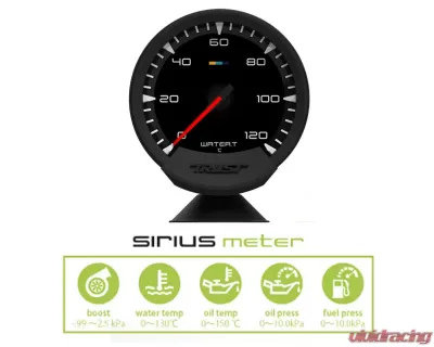 GReddy Sirius Unify 74mm Water Temperature Gauge and Vision Display Kit - 16001741