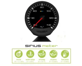 GReddy Sirius 74mm Oil Temperature Gauge