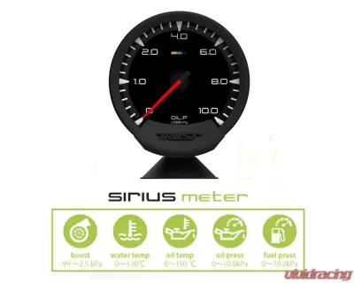 GReddy Sirius Unify 74mm Oil Pressure Gauge and Vision Display Kit - 16001743