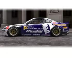 GReddy Rocket Bunny Wide Body Side Skirts Nissan Silvia S15 1999-2002