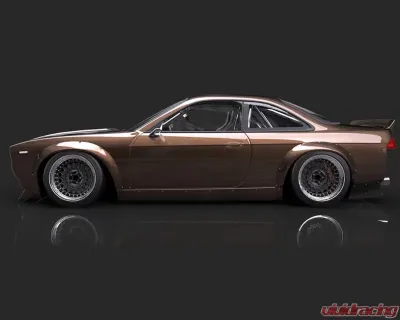 GReddy Rocket Bunny V2 Boss Side Skirts Nissan 240SX S14 1995-1998 - 17020304