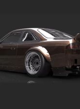 GReddy Rocket Bunny V2 Boss Side Skirts Nissan 240SX S14 1995-1998                                     - 17020304 - Image 2