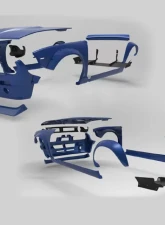 GReddy Rocket Bunny V2 Boss Front Fenders Nissan 240SX S14 1995-1998                                     - 17020307 - Image 4