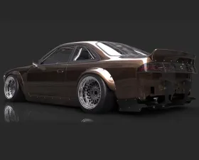 GReddy Rocket Bunny V2 Boss Rear Diffuser Nissan 240SX S14 1995-1998