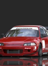 GReddy Rocket Bunny FRP Front Canards Honda Civic EG Hatchback 1992-1995                                     - 17050112 - Image 2