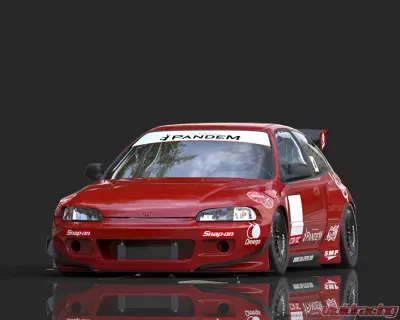 GReddy Rocket Bunny FRP Front Canards Honda Civic EG Hatchback 1992-1995 - 17050112