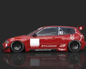 GReddy Rocket Bunny FRP Side Skirts Honda Civic EG Hatchback 1992-1995