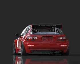 GReddy Rocket Bunny FRP Rear Wing Honda Civic EG Hatchback 1992-1995