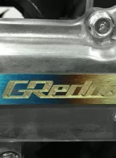 Greddy Small "Burnt Ti" Titanium Logo Emblem                                     - 18000203 - Image 2