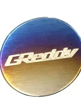 Greddy "Burnt Ti" Titanium Logo Emblem                                     - 18000204 - Image 3