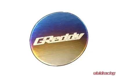 Greddy "Burnt Ti" Titanium Logo Emblem - 18000204