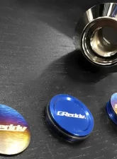 Greddy "Burnt Ti" Titanium Logo Emblem                                     - 18000204 - Image 2