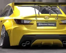 Greddy Rocket Bunny Rear Over Fenders Lexus RC-F 2015-2021