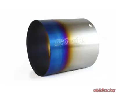 GReddy Dia. 115mm x L 185mm Burnt Titanium Tip RS-TI XL | 160 Revolution Rs Xl - 11002104