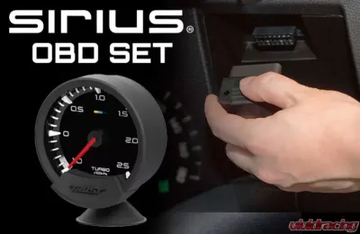 GReddy Sirius OBD Set (Turbo Meter) - 68mm - 16001755