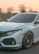 GReddy Carbon Front Lip Spoiler Honda Civic Si 2017+                                     - 17550101 - Image 4
