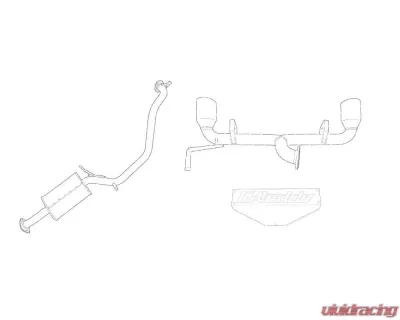 GReddy G-Style Xross Exhaust Suzuki Jimny JB64W 2018+ - 10193800