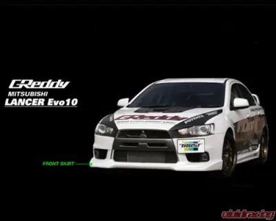 GReddy Front Lip Spoiler Mitsubishi Evolution X 2008-2015 - 17030014