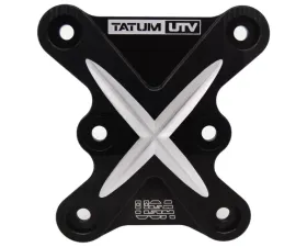 Tatum UTV Radius Rod Plate Black Anodized Can-Am Mavarick X3 2017-2021