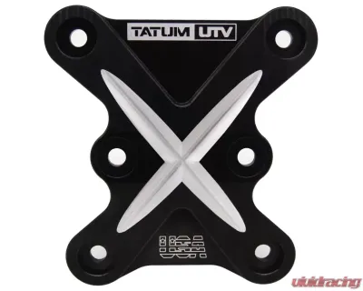Tatum UTV Radius Rod Plate Black Anodized Can-Am Mavarick X3 2017-2021 - C-101S-B
