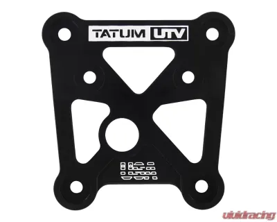 Tatum UTV Radius Rod Plate Black Anodize Polaris RZR XP1000|Turbo 2015+ - P-101S-B