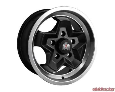 Klassik Rader 944 Wheel 15x7 5x130 23.3mm Satin Black Machined Lip - CC157030233SBM