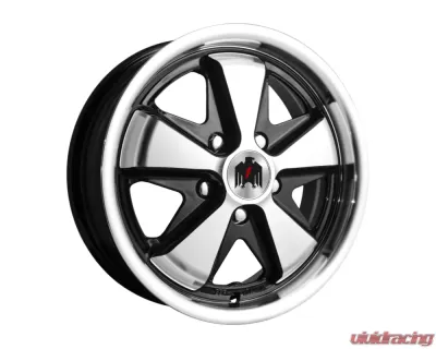 Klassik Rader 911 Wheel 15x5.5 5x130 45mm Gloss Black Machined Face & Lip - NE15553045BK