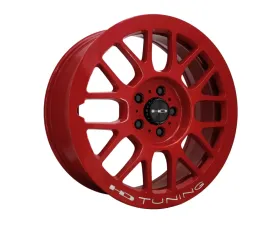 HD Gear Wheel 18x7.5 5x114.3 35mm Gloss Red w/ Milling
