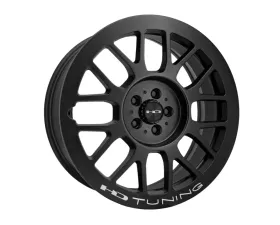 HD Gear Wheel 18x7.5 5x114.3 35mm All Satin Black w/ Milling