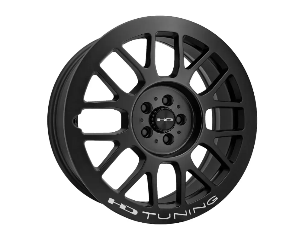 HD Gear Wheel 18x9 5x112 45mm All Satin Black w/ Milling - GE18902245SB
