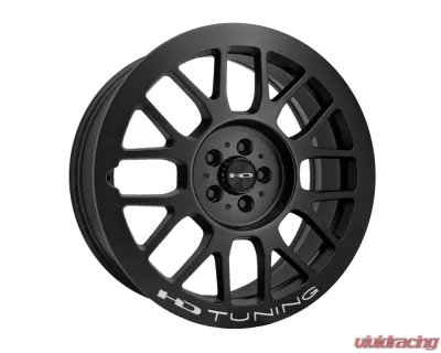 HD Gear Wheel 18x9 5x112 45mm All Satin Black w/ Milling - GE18902245SB