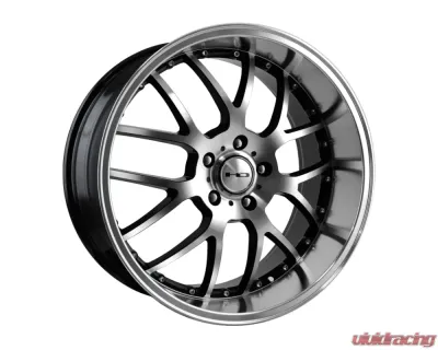 HD MSR Wheel 20x10 5x120 20mm Gloss Black Machined Face - MS20102120BK