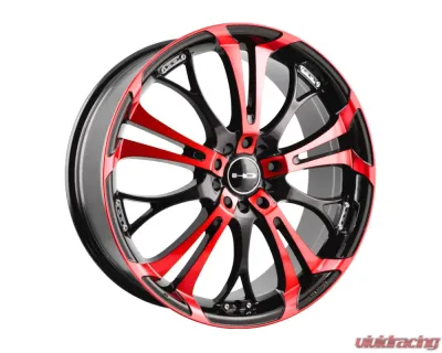 HD Spinout Wheel 18x7.5 5x112|114.3 42mm Gloss Black Machined Face w/ Red - SO18752342BK-R