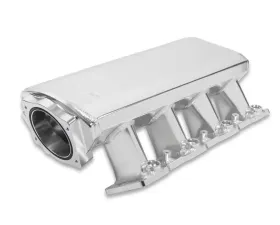 Sniper EFI Low-Profile Sheet Metal Fabricated Intake Manifold Silver GM LS1/LS2/LS6