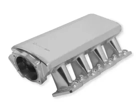 Sniper EFI Low-Profile Sheet Metal Fabricated Intake Manifold Silver GM LS1/LS2/LS6