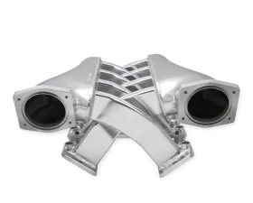 Sniper EFI Fabricated Intake Manifold Dual Plenum 92mm GM LS1/2/6, and Fuel Rail Kit - Silver