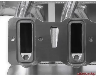Sniper EFI Fabricated Intake Manifold Dual Plenum 92mm GM LS1/2/6, and Fuel Rail Kit - Silver - 820201