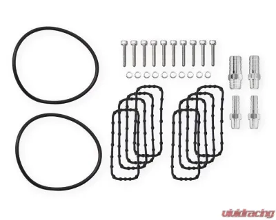 Sniper EFI Fabricated Intake Manifold Dual Plenum 92mm GM LS1/2/6, and Fuel Rail Kit - Silver - 820201