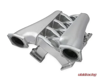 Sniper EFI Fabricated Intake Manifold Dual Plenum 92mm GM LS1/2/6, and Fuel Rail Kit - Silver - 820201