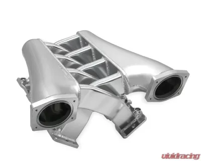 Sniper EFI Fabricated Intake Manifold Dual Plenum 92mm GM LS1/2/6, and Fuel Rail Kit - Silver - 820201