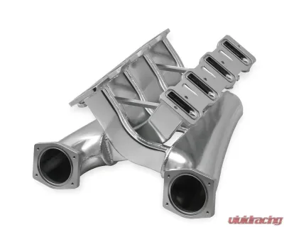 Sniper EFI Fabricated Intake Manifold Dual Plenum 92mm GM LS1/2/6, and Fuel Rail Kit - Silver - 820201