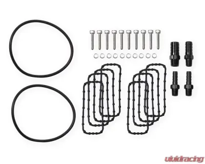 Sniper EFI Fabricated Intake Manifold Dual Plenum 102mm GM LS1/2/6, and Fuel Rail Kit Black - 820242