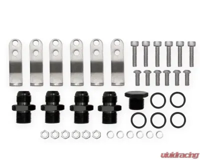 Sniper EFI Fabricated Intake Manifold Dual Plenum 102mm GM LS1/2/6, and Fuel Rail Kit Black - 820242
