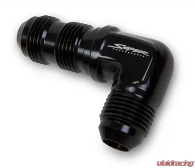 Sniper Motorsports -6 90 Deg. Bulkhead Fitting Black - 23506063