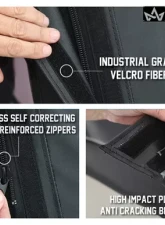 King 4WD Jeep TJ Replacement Soft Top With Upper Doors For 97-06 Wrangler TJ Black Diamond                                     - 14010135 - Image 5