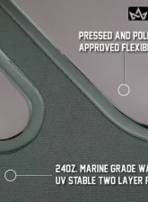 King 4WD Jeep TJ Replacement Soft Top With Tinted Windows No Doors For 97-06 Wrangler TJ Black Diamond                                     - 14010235 - Image 4