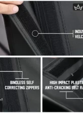 King 4WD Jeep JK Replacement Soft Top Tinted Windows For 07-09 Wrangler JK 2 Door Black Diamond                                     - 14010335 - Image 5